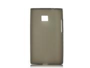 Unique Bargains Soft Plastic Anti Dust Smooth Surface Case for LG E400 E405 Optimus L3