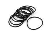 Unique Bargains 10 Pcs 58mm Innner Dia 65mm OD 3.5mm Thickness Rubber O ring Oil Seal Gaskets