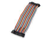 Jumper Wire Cable Male to Female Connector 40Pin 21cm Length Assorted Color