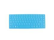 Unique Bargains 290mm x 112mm Blue Silicone Dustproof Film Keypad Keyboard Skin for Lenovo 14