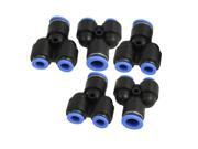 Unique Bargains 5 Pcs 12mm to 8mm Push in Connector Air Pneumatic Quick Fittings Unique Bargains 5 Pcs 12mm to 8mm Push in Connector Air Pneumatic Quick Fittings