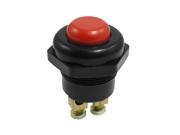 Screw Mount Red Round Momentary Push Button Switch Part DC 12V