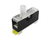 AC 250V 10A Rail Mounted Plastic Fuse Holder Base FS 10