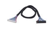 40cm Long Fix 30P S8 30 Pin 2ch 8bit LVDS Cable for LCD Controller Board