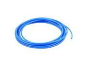 Engine Gas Fuel Oil Injection PU Line Tubing Tube 4mmx6mm Dia 25Ft Blue