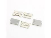 Unique Bargains 5Pcs Pull out Type SD Memory Card Sockets PCB Mounting Slots 16mm x 26mm