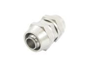 Unique Bargains 7mm x 8.5mm Air Tube Quick Coupler Joint Pneumatic Fitting Silver Tone