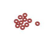 Unique Bargains 10pcs 8mm Outside Dia 2.5mm Thickness Rubber Oil Filter Seal Gasket O Rings Red