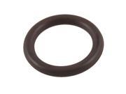 Unique Bargains Coffee Color Fluorine Rubber O Ring Grommets 22mm x 16mm x 3mm