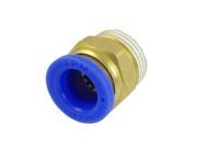 Unique Bargains 12mm x 20mm Push In One Touch Pneumatic Straight Quick Fitting