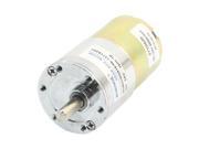 Unique Bargains DC 24V 10RPM Output 2 Pin Connector Electric Geared Box Motor