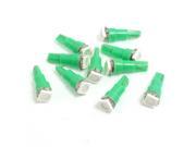 Unique Bargains 10 Pcs Green T5 5050 SMD LED Interior Roof Dome Dashboard Light Bulb Lamp