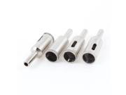 Unique Bargains 4 Pcs 15mm Diamond Tipped Tile Marble Glass Cutting Tool Hole Saws