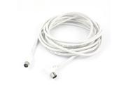 Unique Bargains 4.2M Length 13.8Ft Male to Male AV TV VCR Video Coaxial Cable Cord