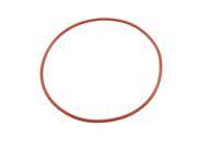 Unique Bargains Red Silicone O Ring Oil Seal Gasket Washer Metric 125mm x 3mm