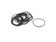 Unique Bargains 10Pairs Replacement Black 29mm x 1mm Rubber O Ring Oil Seal Gasket