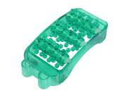 Unique Bargains Office Home Relaxation Sole Massage Tool Roller Foot Massager Green