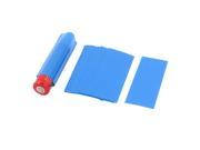 20pcs 18.5mm Dia PVC Heat Shrink Tubing Blue for 1 x 18650 18500 Battery