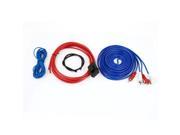 Unique Bargains Auto Car Inline Fuse Holder RCA Audio Amplifier Wiring Cable Wire Kit 4 in 1