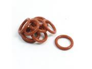Unique Bargains 10Pcs Brick Red Mechanical O Rings Oil Seal Washers 13mmx9.4mmx1.8mm