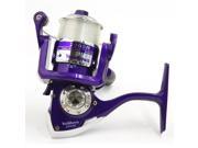 2000R 5.0 1 Gear Ratio 3 Ball Bearings Spinning Reel Fishing Reel Purple Silver Tone