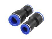 Unique Bargains 2pcs 10mm to 8mm Push in to Quick Connect One Touch Straight Fittings
