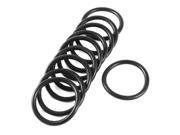 Unique Bargains 32mm Inner Dia 4mm Thickness Replacement Rubber O Ring Sealing Gaskets 10 Pcs
