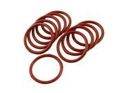 Unique Bargains 10 Pcs Silicone 40mm Outside Diameter 3.5mm Thickness O Ring Seal