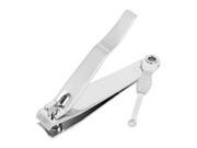 Unique Bargains Stainless Steel Nail Tool Finger Toe Trimmer Cutter Nail Clippers w Nail File
