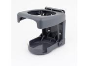 Vehicle Gray Plastic Folding Screw In Drink Bottle Holder Stand