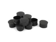 Home Furniture Foot Round Shape Cover Holder Protector 50mm Inner Dia 12 Pcs