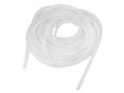 Unique Bargains 16mm Outside Dia 4M PE Polyethylene Spiral Cable Wire Wrap Tube White