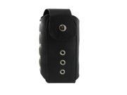 Unique Bargains Faux Leather Carabiner Holder Case Black for Nokia N70