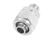 Unique Bargains Chrome Plated Brass 1 8 PT Threaded 6.5mm Air Hose Piping Quick Joint Connector