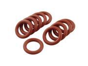 Unique Bargains 10 Pcs 20mm Outside Diameter 3.5mm Thickness Silicone O Ring Seal