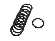 Unique Bargains 10 Pcs 28mm Outside Dia 2.5mm Thick Rubber Oil Filter Seal Gasket O Rings
