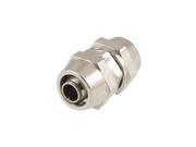 Unique Bargains 6mm x 10mm Air Tube Quick Coupler Joint Pneumatic Fitting Silver Tone