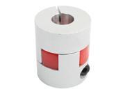 12mm to 14mm Shaft Stepped Motor Flexible Plum Coupling Coupler Joint