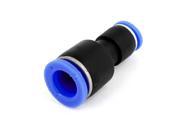 Unique Bargains Plastic 12mm to 8mm Connection Straight Push in Fitting Adapter Connector