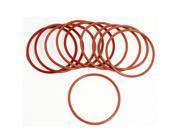 10 Pcs Soft Rubber O Rings Seal Washers Replacement Red 65mm x 3mm