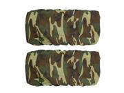 Unique Bargains 2 x Waterproof Camouflage Pattern Anti Dust Car License Plate Cover Protector