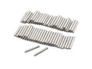 100 Pcs 2.5mm x 15.8mm Parallel Dowel Pins Fasten Elements