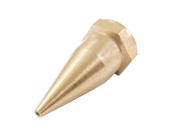 Unique Bargains 9 25 Female Thread Grease Gun Conical Nipple Coupler Brass Connector