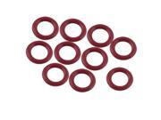 Unique Bargains 10 Pcs Soft Rubber O Rings Seal Washer Replacement Red 13mm x 2.5mm