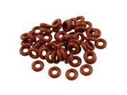 50 Pcs 8mm Outside Diameter 2.5mm Thickness Silicone O Ring Seal