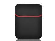 Unique Bargains Neoprene Red Black 14 Notebook Portable Sleeve Bag Cover Case