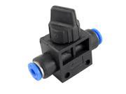 Unique Bargains 4mm to 4mm Tube 2 Way Speed Control Quick Connector Pneumatic Push in Fitting