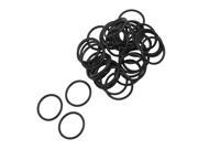 Unique Bargains 50 x 18mm Outside Dia 1.5mm Thick Black Nitrile Rubber O Ring Grommets Seal
