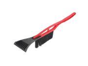 Windshield Detachable Red Handle Ice Scraper Snow Brush Removing Tool for Car
