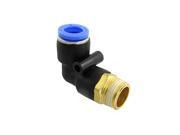 Unique Bargains Pneumatic Quick Fittings 90 Degree Tube Connector 10mm